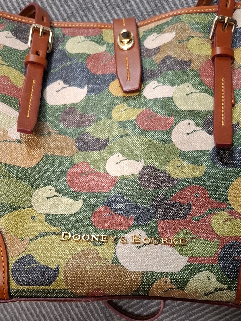 Dooney & Bourke Dover Tote Duck Camo tote bag - Picture 9 of 9